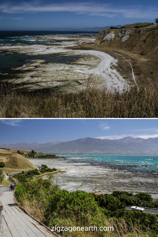 Passadiço da Kaikoura Peninsula Walkway Nova Zelândia Viagens