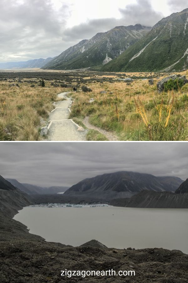 Tasman Glacier Walk Nova Zelândia Viagens