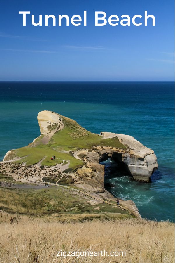 Tunnel Beach New Zealand Travel Pin 2