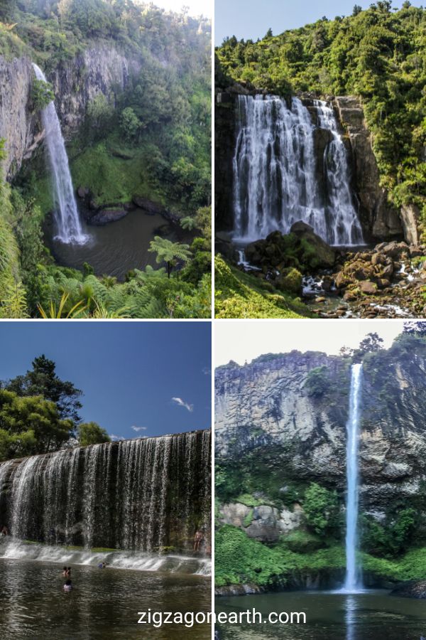 Bästa vattenfall Nya Zeeland Travel Pin 2