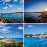 My tips and photos for visiting Binibeca beach and cove (Menorca): access, parking, facilities, scenery...